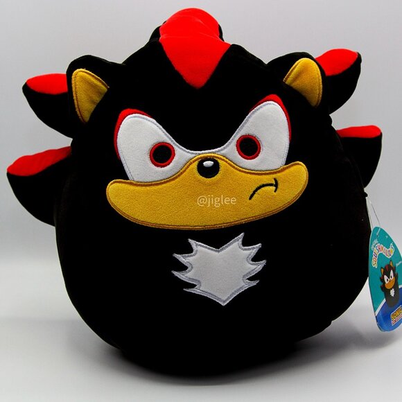7" SEGA Shadow of Sonic the Hedgehog Squishmallows Edition Plush Toys BNWT - Picture 1 of 6